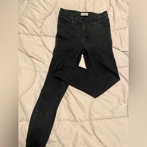 Madewell Size 30 Black Skinny Jeans